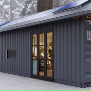 Generic Metal roofed Container House, Customized, HF-20231205