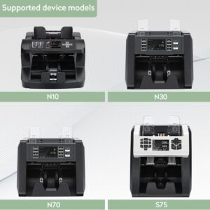 Countlyte Thermal POS Printer C-TP-58PLUS, 58mm Receipt Printer, RS-232 Serial Interface for ESC/POS,Support Connect Money Counter Machine