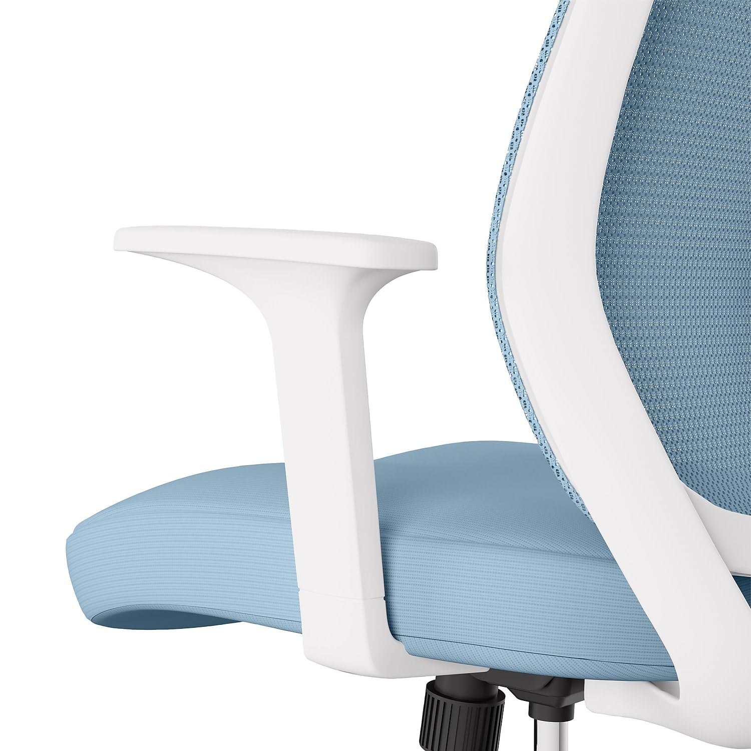 Union & Scale Essentials Ergonomic Fabric Swivel Task Chair, Seafoam (UN60409)