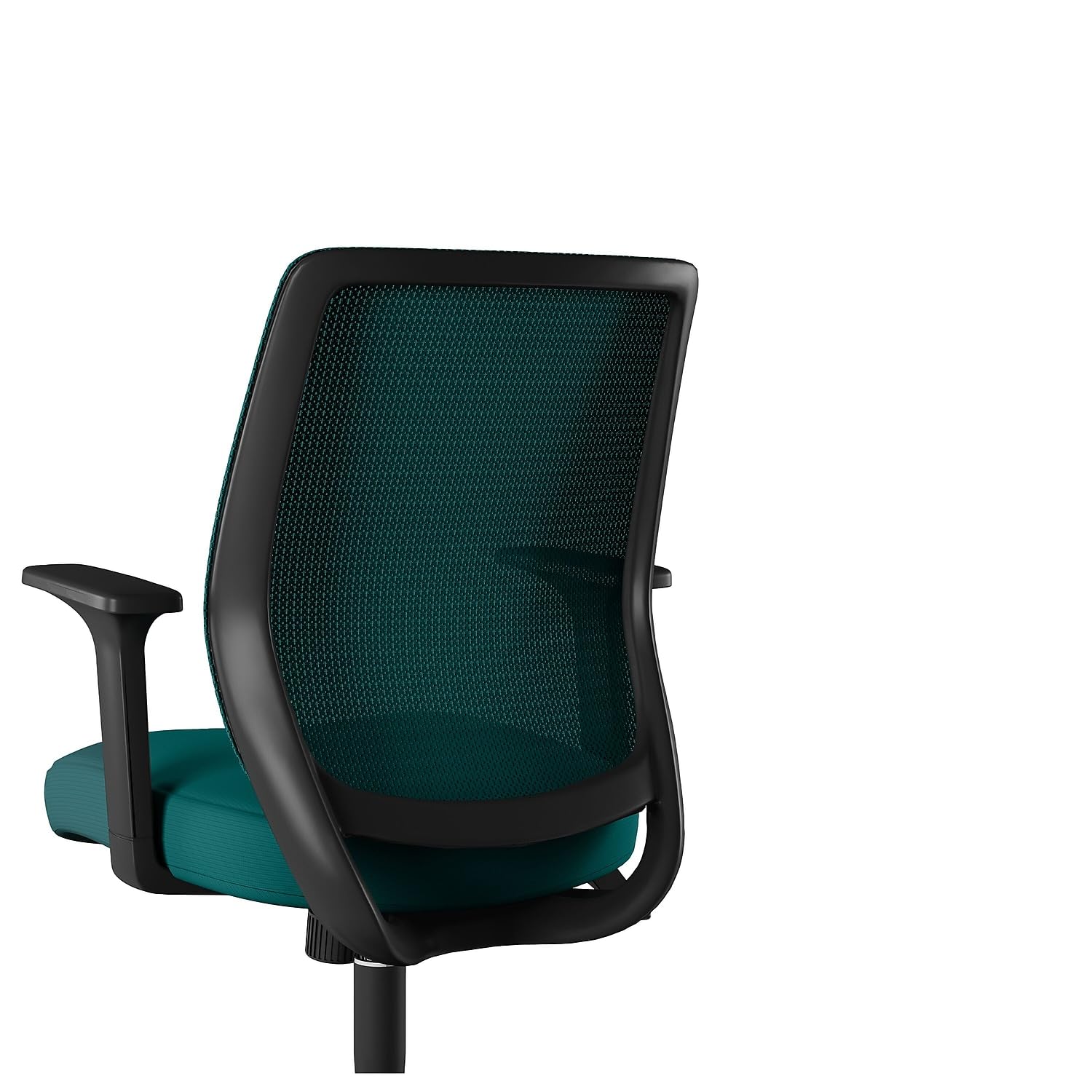 Union & Scale Essentials Ergonomic Fabric Swivel Task Chair, Teal (UN60410)