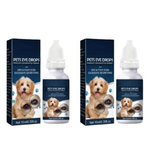 btakanpp dog and cat eye wash eye drops for dogs and cats to flush and soothe eye irritations, dog tear stain cleaner, safe for all animals (1pcs)