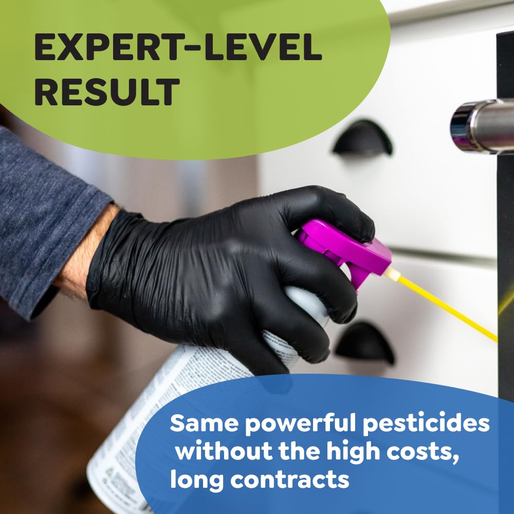 Riddy Pest Pro Kit, Effective Against 100+ Bugs, Includes Rechargeable Sprayer, Traps, Gloves & Tips Guide, Long-Lasting Barrier for Unwanted Pests Professional-Grade Treatment