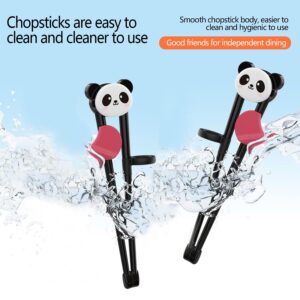 Panda Cartoon Chopsticks Training, Cute Chopsticks Reusable, Chopsticks Training for Beginner, Fun Chopsticks, Panda Chopsticks, Cute Tableware Learn Tools Kitchen Utensils and Gadget