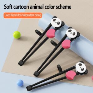 Panda Cartoon Chopsticks Training, Cute Chopsticks Reusable, Chopsticks Training for Beginner, Fun Chopsticks, Panda Chopsticks, Cute Tableware Learn Tools Kitchen Utensils and Gadget