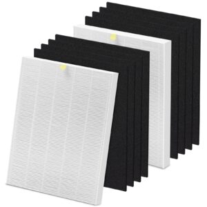 c545 true high efficiency replacement filter s compatible with winix c545 replacement for winix s filter part 1712-0096-00 and 2522-0058-00, 2 x true filter + 8 x activated carbon pre-filter