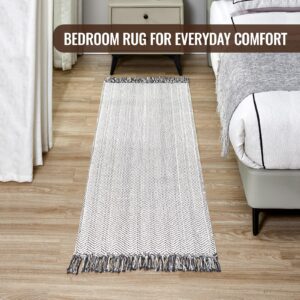 Runner Rug, 2' x 6' Runners for Hallways,Hallway Runner Easy to Clean,Kitchen Runner with Tassel,Runner Rugs for Bedroom Kids & Pets Friendly,Washable Runner Rug for Hallway, Kitchen, Bedroom,Entryway