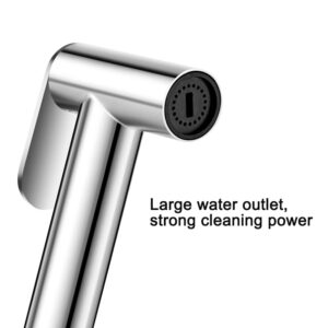 Handheld Toilet Bidet Sprayer for Toilet,Stainless Steel Handheld Bidet Sprayer,Shower Water Sprayer for Personal Hygiene,Feminine Wash,Cloth Diaper Cleaning,Baby Wash & Pets Shower