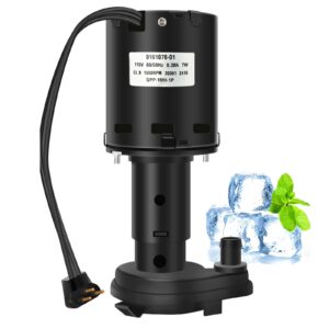 9161076-01 water pump 115 volt 1550rpm ice machine pump，replacement ice maker water pump for gpp-1mh-1p and 803338. compatible with ice-o-matic models c20, c30, c40, ec300, ice0250 and more