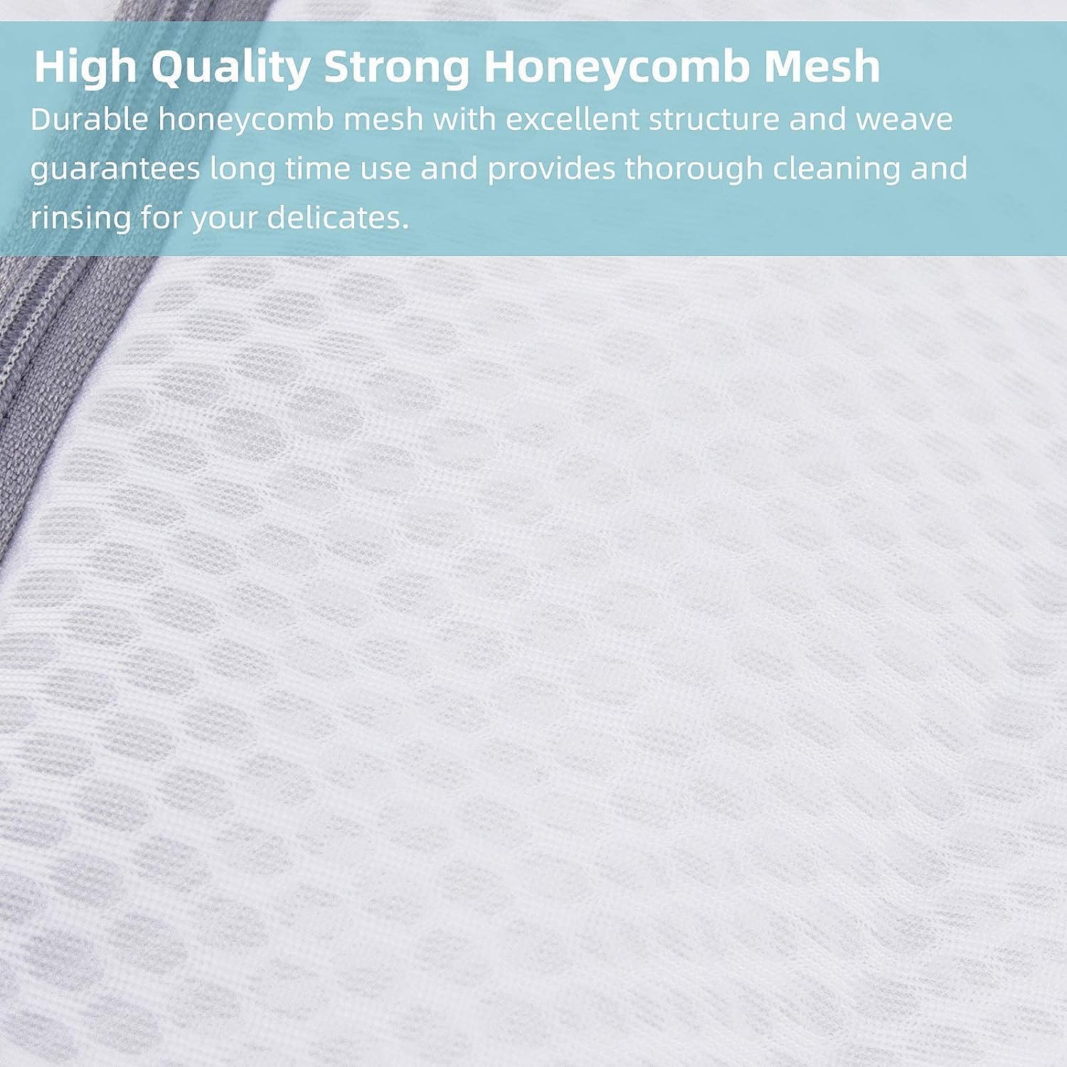 3Pcs Durable Fine Mesh Washer Bags For Delicate Clothes. Suitable For Full-size Washing Machines and Portable Washing Machines, 12 x 16 inches (XYD-6)