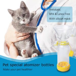 MECBOT Aerosol Chamber for Pets Inhaler Spacer for Cat or Dog, Pet Medication Delivery Chamber for Respiratory Conditions, Vet Recommended