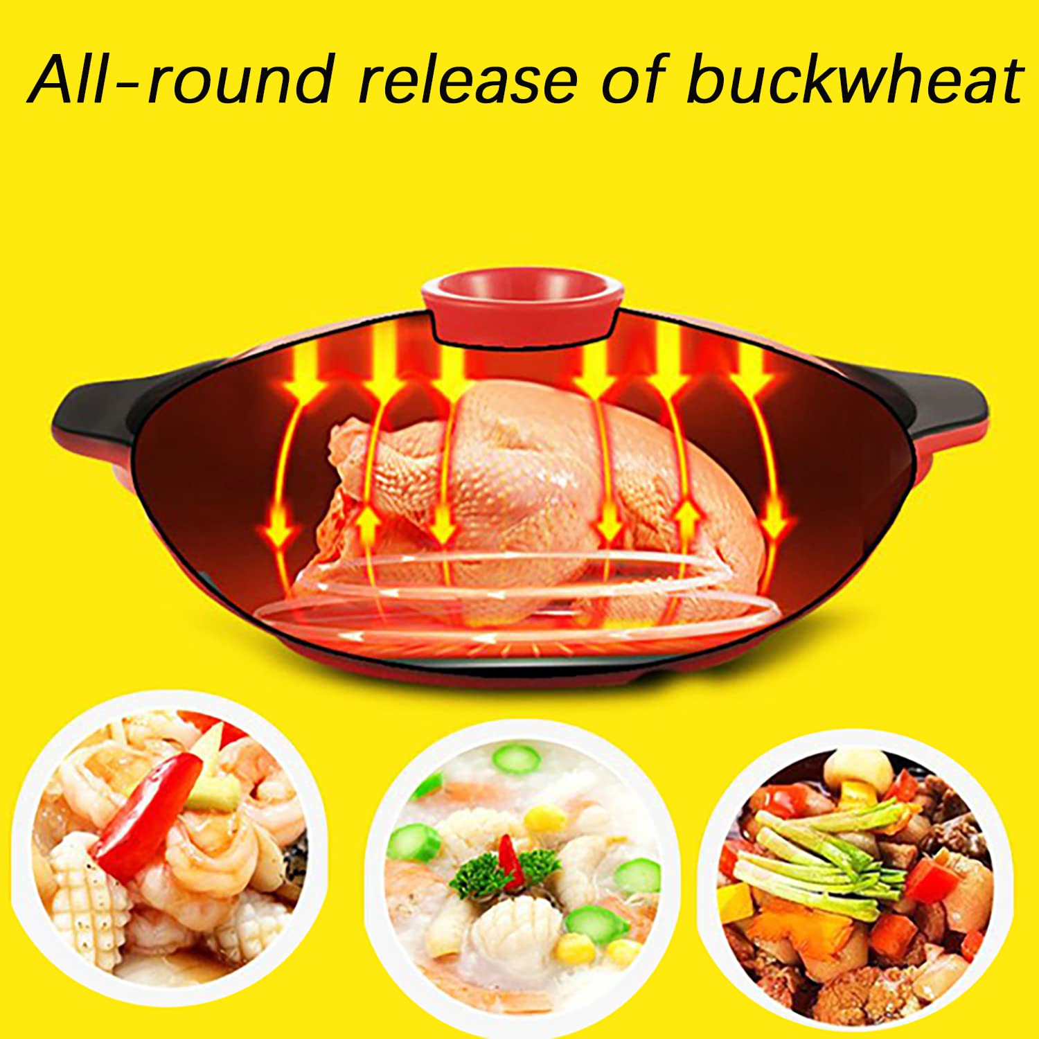 GFHVDC earthenware clay pot for cooking Korean Premium Ceramic Bowl with Lid,Hot Pot Clay Pots Earthenware Clay Pot Special Heat-Resistant Ceramic Handle Pot Cover For Cooking Hot Pot ​Bibimbap and So