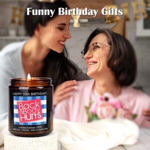 50th Birthday Gifts for Her and Him, 50th Birthday Decorations for Women Men, Funny Birthday Gifts for Women Mom Dad Husband Wife Friends Sister, Cool Best Gift Ideas for 50 Year Old Woman