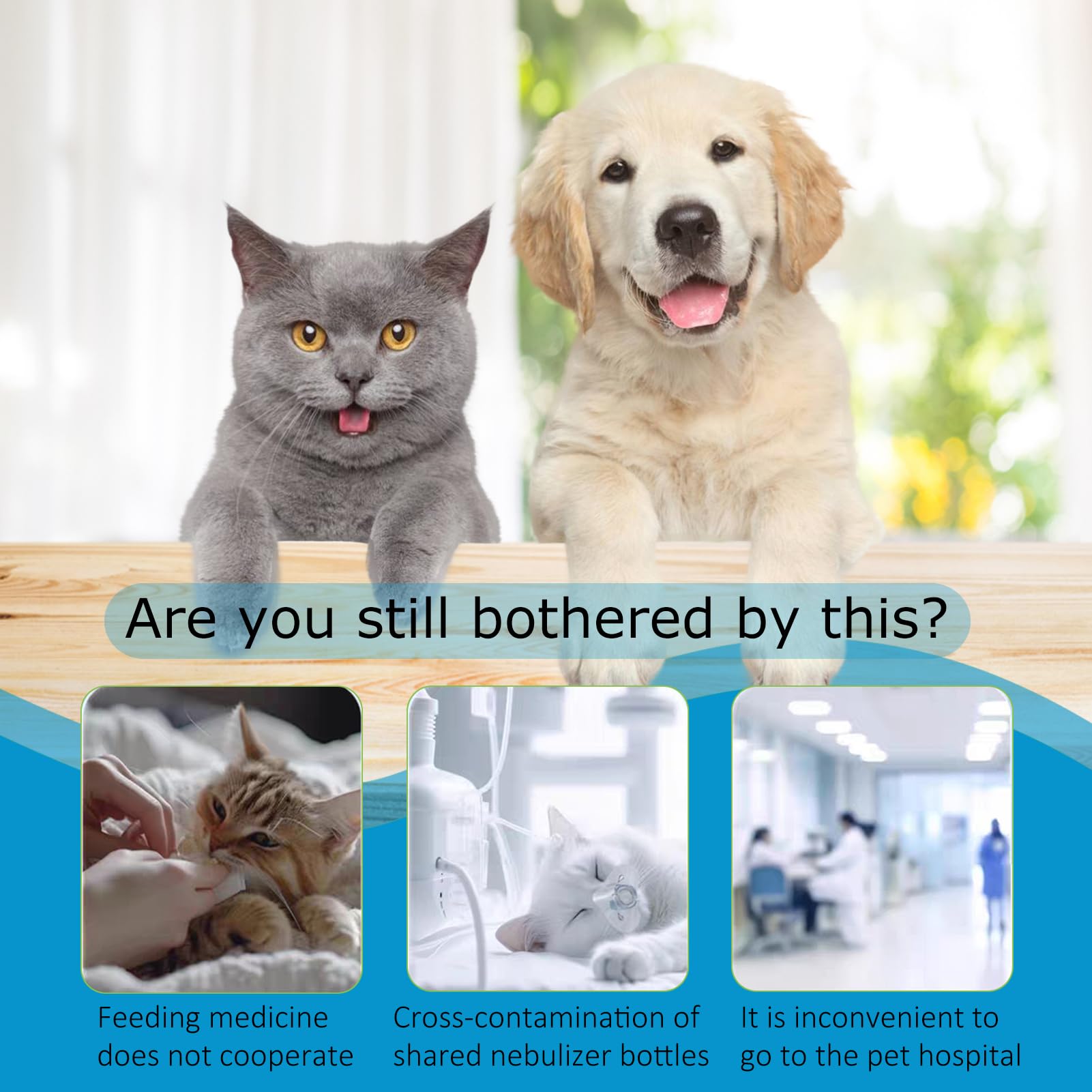 MECBOT Aerosol Chamber for Pets Inhaler Spacer for Cat or Dog, Pet Medication Delivery Chamber for Respiratory Conditions, Vet Recommended