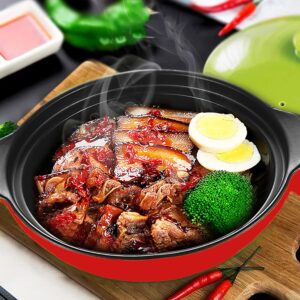 GFHVDC earthenware clay pot for cooking Korean Premium Ceramic Bowl with Lid,Hot Pot Clay Pots Earthenware Clay Pot Special Heat-Resistant Ceramic Handle Pot Cover For Cooking Hot Pot ​Bibimbap and So