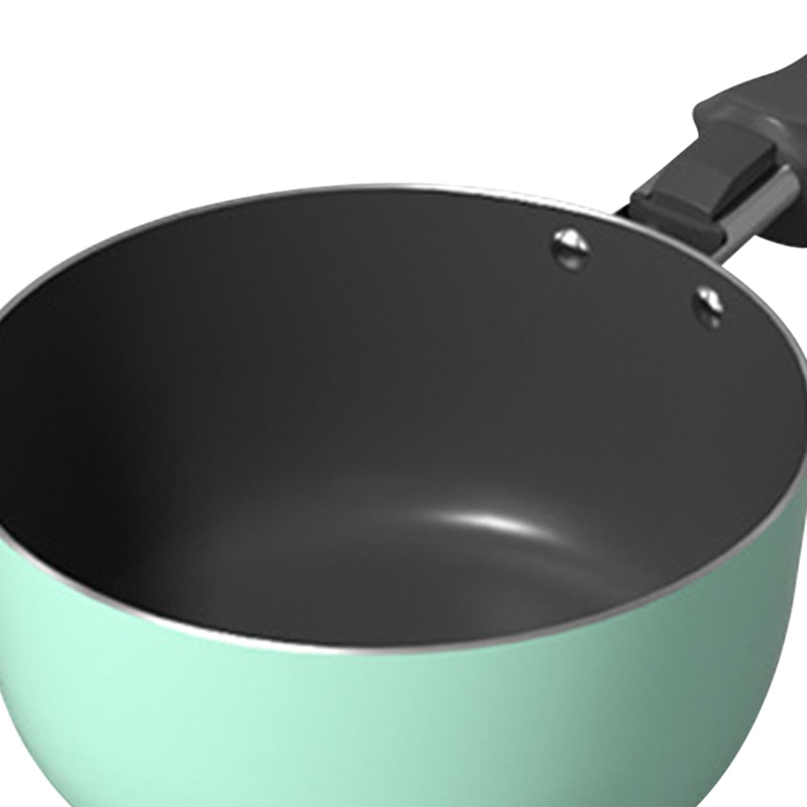 IEUDNS Small Milk Pan Soup Pot Universal Melting Boiling Pot Thickened Nonstick Sauce Pan Small Cookware for Camping Kitchen Picnic