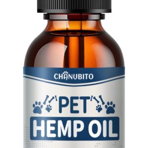 Hemp Oil for Dogs Cats -1 Pack - Relieves Anxiety and Promotes Appetite-Hiр & Jоint Suppоrt Skin Hеalth-Pet Hemp Oil Drops A30