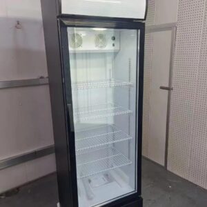 Dvasovio 23" W Refrigerator with Glass Doors, Commercial Upright Refrigerator Display Cooler with LED Lighting, Adjustable Shelves for Beverages, Beer, and Drinks