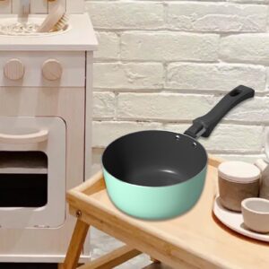 IEUDNS Small Milk Pan Soup Pot Universal Melting Boiling Pot Thickened Nonstick Sauce Pan Small Cookware for Camping Kitchen Picnic