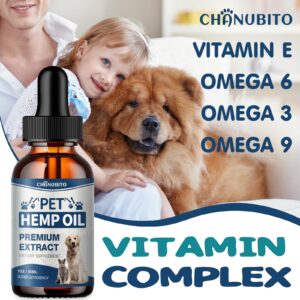 Hemp Oil for Dogs Cats -1 Pack - Relieves Anxiety and Promotes Appetite-Hiр & Jоint Suppоrt Skin Hеalth-Pet Hemp Oil Drops A23