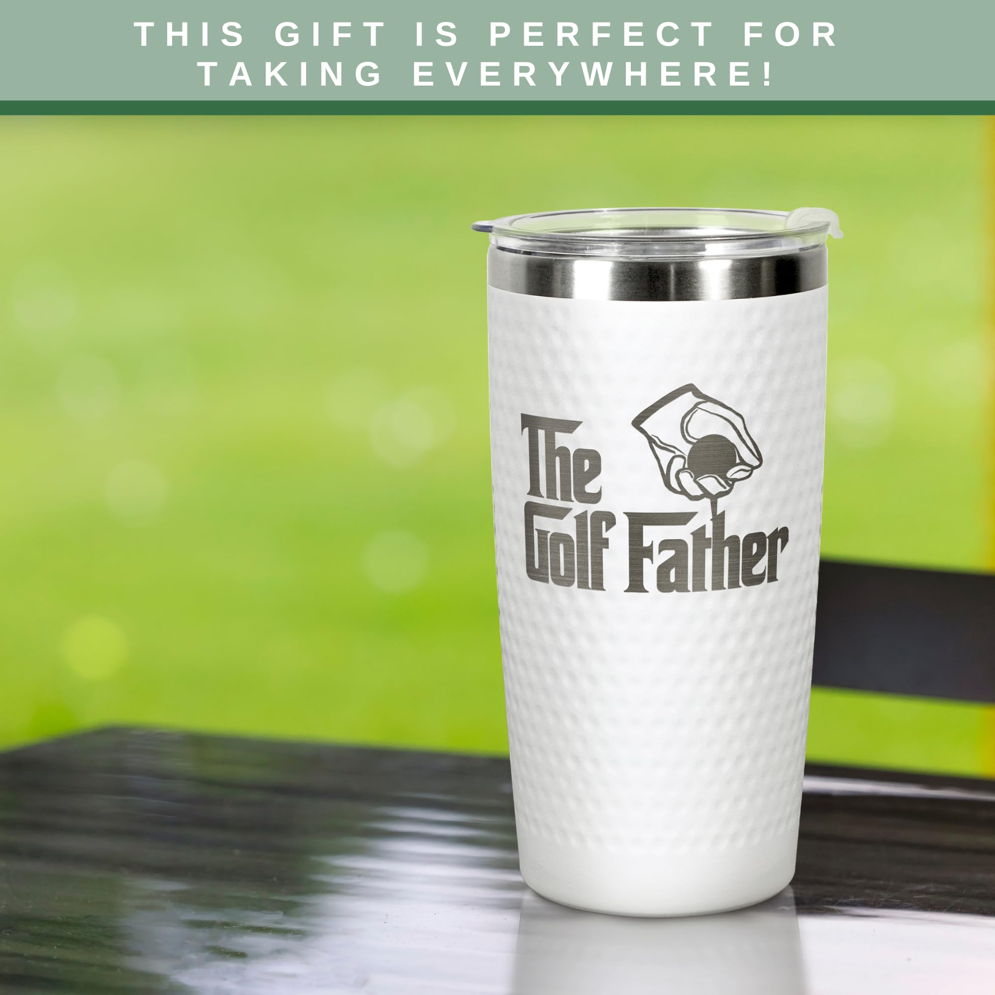 Golf Gifts for Dad - Golf Christmas Gifts - Dad Golf Gifts - Golf Gifts for Men, Dad, Husband - Funny Golf Gifts - Golf Gifts for Men Golfers - Christmas Gifts for Golf Lovers - 20 Oz Golf Cup Tumbler