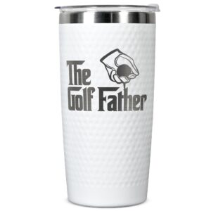 golf gifts for dad - golf christmas gifts - dad golf gifts - golf gifts for men, dad, husband - funny golf gifts - golf gifts for men golfers - christmas gifts for golf lovers - 20 oz golf cup tumbler