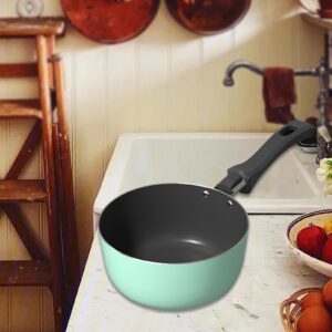 IEUDNS Small Milk Pan Soup Pot Universal Melting Boiling Pot Thickened Nonstick Sauce Pan Small Cookware for Camping Kitchen Picnic