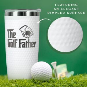 Golf Gifts for Dad - Golf Christmas Gifts - Dad Golf Gifts - Golf Gifts for Men, Dad, Husband - Funny Golf Gifts - Golf Gifts for Men Golfers - Christmas Gifts for Golf Lovers - 20 Oz Golf Cup Tumbler