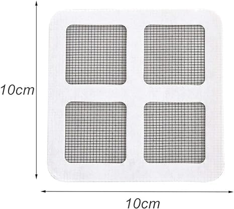 DAEEXINO (10Pcs) Disposable Shower Drain Cover Hair Catcher Shower Drain Mesh Stickers, Bathroom, Laundry, Bathtub, Kitchen Shower Drain Floor Sink Strainer Filter Mesh, Medium