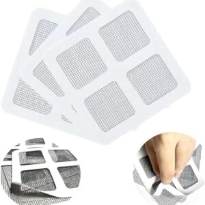 DAEEXINO (10Pcs) Disposable Shower Drain Cover Hair Catcher Shower Drain Mesh Stickers, Bathroom, Laundry, Bathtub, Kitchen Shower Drain Floor Sink Strainer Filter Mesh, Medium