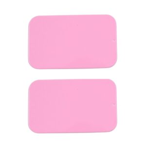 vagocom 2pcs portable metal boxes with lid,3.1x1.9x0.6inch / 80x50x15mm small empty container push and pull case for home and travel(pink)