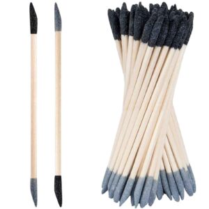 50 pcs sanding sticks, double end matchsticks sanding twigs, fine detailing sanding tools for tight spaces plastic models wood, 120/280 grit 5.4 x 0.2 inch