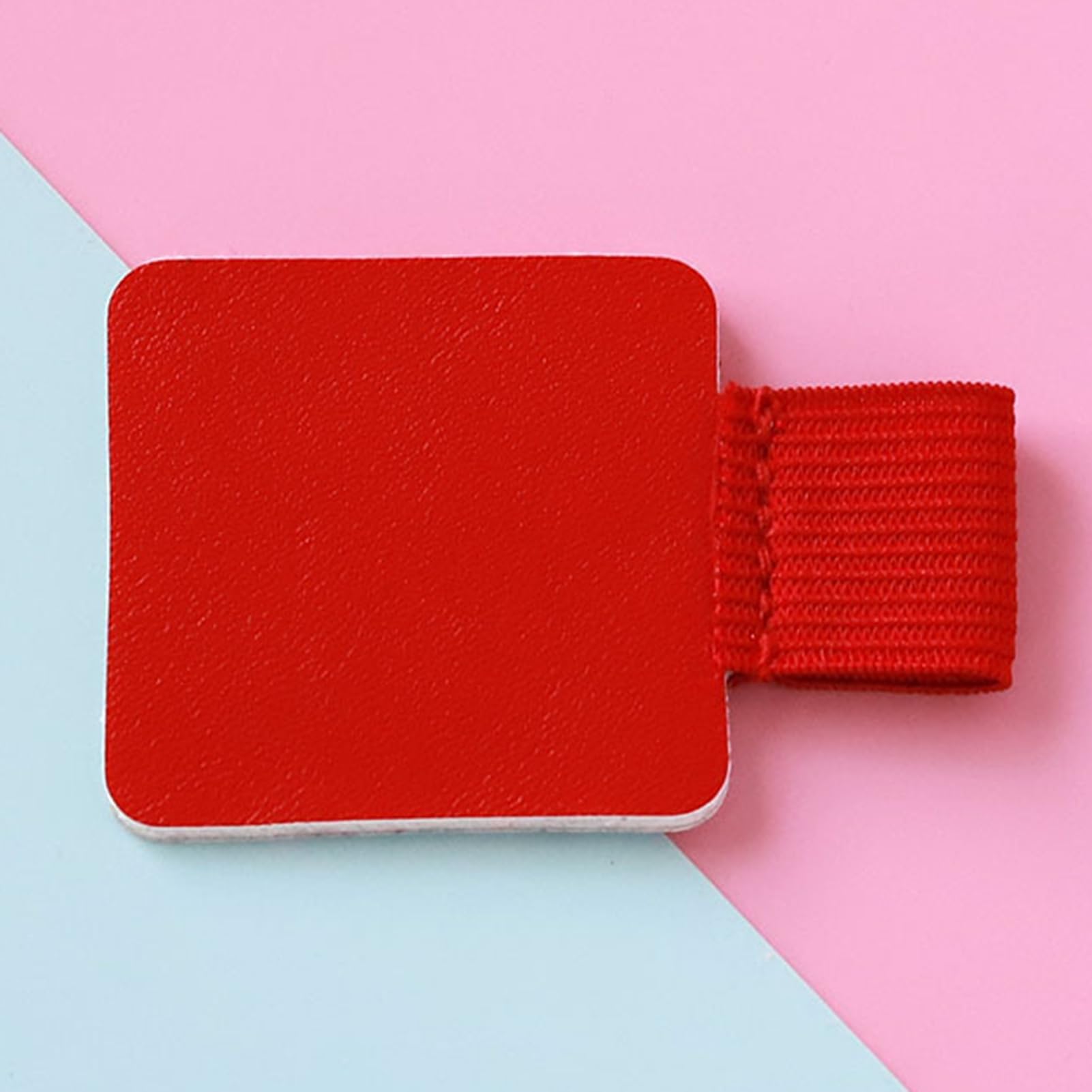 kurriuwu Business Notebook Pen Holders Self-adhesive Leather 2pcs Self Adhesive Pencil Loop Clips Universal Easy to Install Journal Planner Tablet Red