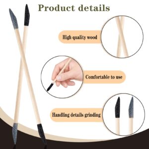 50 Pcs Sanding Sticks, Double End Matchsticks Sanding Twigs, Fine Detailing Sanding Tools for Tight Spaces Plastic Models Wood, 120/280 Grit 5.4 x 0.2 Inch