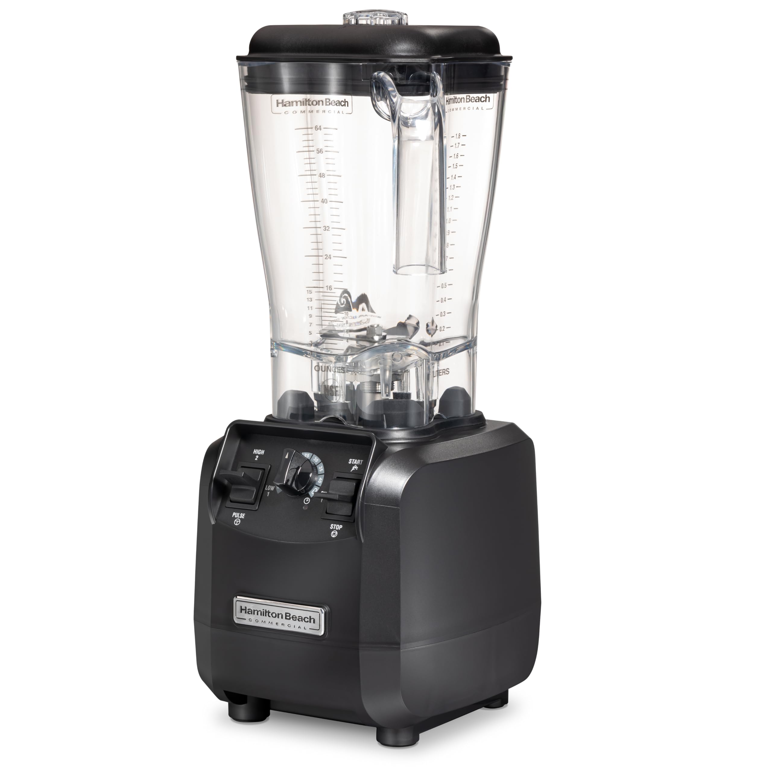 Hamilton Beach Commercial Fury High-Performance Blender, 64 Ounce / 1.8 Liter Capacity, 3 HP Motor, NSF Certified, HBH550R