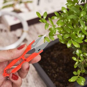 Thread snips 3PCS 4.5inch bonsai pruning scissors snippers Thread Cutter Yarn Scissors for Embroidery Cross Stitch Craft DIY and Garden Plants