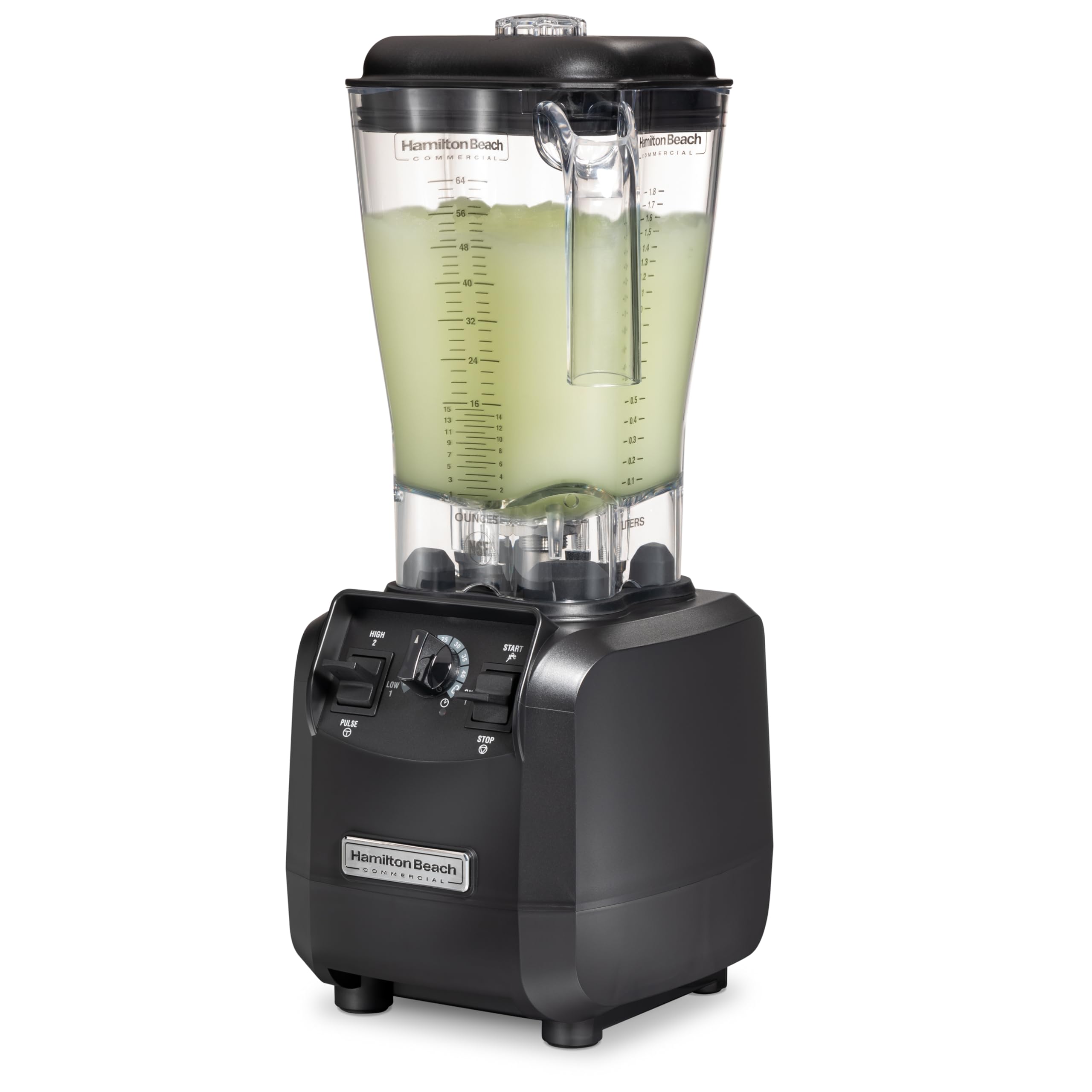 Hamilton Beach Commercial Fury High-Performance Blender, 64 Ounce / 1.8 Liter Capacity, 3 HP Motor, NSF Certified, HBH550R