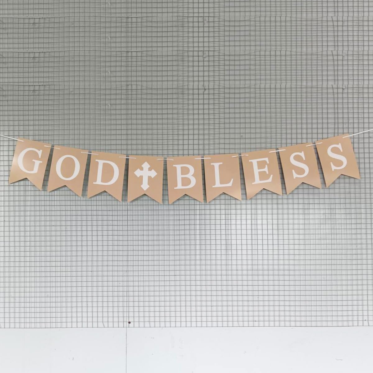 God Bless Banner God Bless Sign First Communion Banner Baptism Banner Baptism Party Supplies for Boys Girls Baptism Decorations Confirmation Decorations Christening Decorations God Bless Decorations