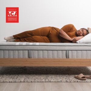 Leesa Twin Size Plus Hybrid Mattress, Medium Firm Firmness, Engineered for Plus Sized Sleepers, 13", CertiPUR-US Certified, 100-Night Trial