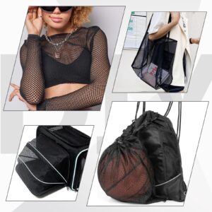 Black Mesh Fabric 59 X 29.5 Inch Polyester Elasticity Fabric Mesh Polyster Netting Fabric for Sewing Suitable for Backpack Pocket Straps Clothes DIY Craft Netting Bag Shopping Bag