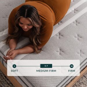 Leesa Queen Size Plus Hybrid Mattress, Medium Firm Firmness, Engineered for Plus Sized Sleepers, 13", CertiPUR-US Certified, 100-Night Trial