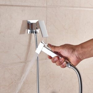 FANCUF Bathroom Bidet Faucets Sprayer Shower Tap Bidet Toilet Washer Hot and Cold Water Mixers (Color : E, Size : As Shown)