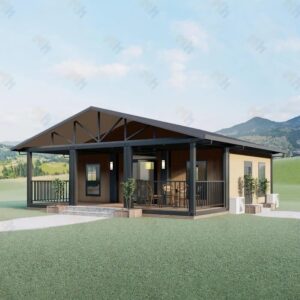 detachable container house, luxury villa removable house, portable house, prefab houses, container house, gest house,restaurant, bar, hotel, warehouse, hospital, apartment. (green)