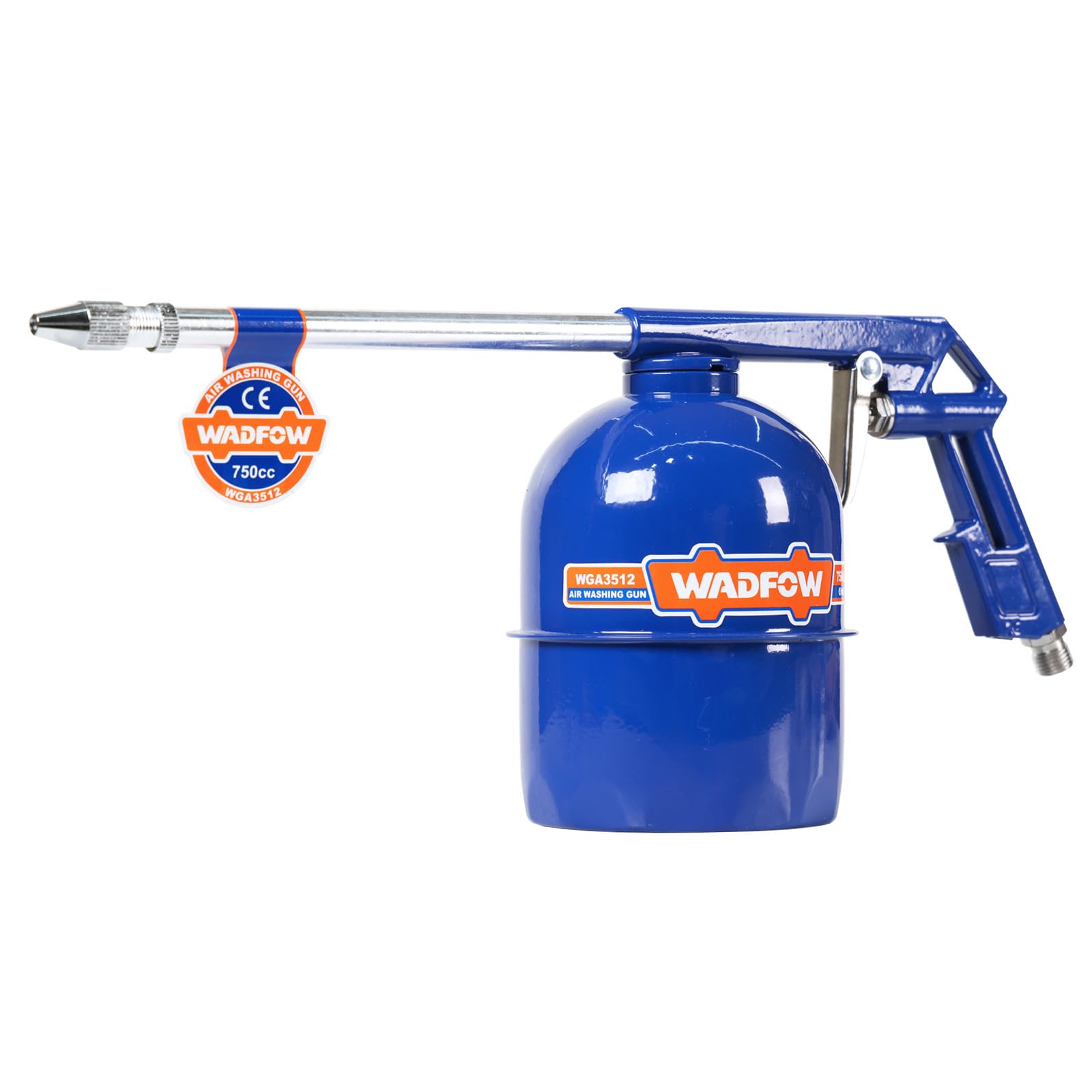 WADFOW WGA3512 Large Container Paint Sprayer,Air Washing Gun,Ideal for Engine Painting&Cleaning, Automotive,Home Interior and ExteriorFurniture,etc,Blue