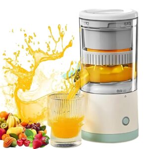 rechargeable electric citrus juicer - usb-c, wireless, portable orange juice squeezer, premium juicer for lemon, tomato, grape, watermelon