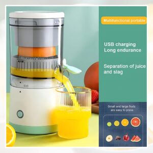 Rechargeable Electric Citrus Juicer - USB-C, Wireless, Portable Orange Juice Squeezer, Premium Juicer for Lemon, Tomato, Grape, Watermelon