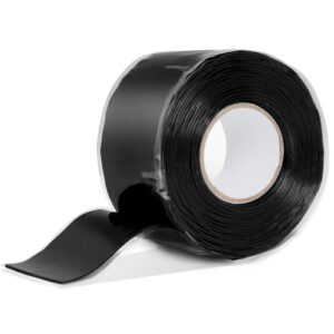 aisrida self-fusing silicone tape 1inx10', hose repair tape, heavy duty leak proof sealing tape for pipe & plumbing repairs, wraping electrical wires,tool fixation,dumbbells,more diy repairs (20 mil)