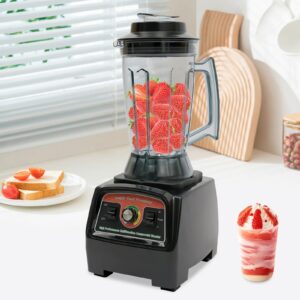 blender 2800w heavy duty commercial blender, 4l shakes & smoothies countertop blender 57000rpm high speed food processors for baby food, crushing ice or frozen drinks