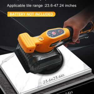 Tile Vibration Leveling Machine for dew01t 20V Max Battery (Battery NOT Included), Tiler Vibrator Tool (Battery NOT Included) YELLOW