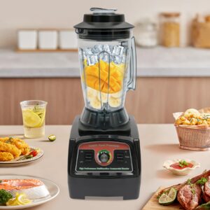 Blender 2800W Heavy Duty Commercial Blender, 4L Shakes & Smoothies Countertop Blender 57000RPM High Speed Food Processors for Baby Food, Crushing Ice or Frozen Drinks