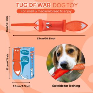 PetiFine Tug of War Dog Toys - Squeaky Dog Toys for Small Dogs - Tough Dog Toys for Aggressive Chewers - Training Interactive Dog Chew Toys - Puppy Toys to Keep Them Busy